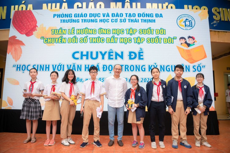 Sự kiện học sinh với Văn Hóa Đọc trong Kỷ Nguyên Số