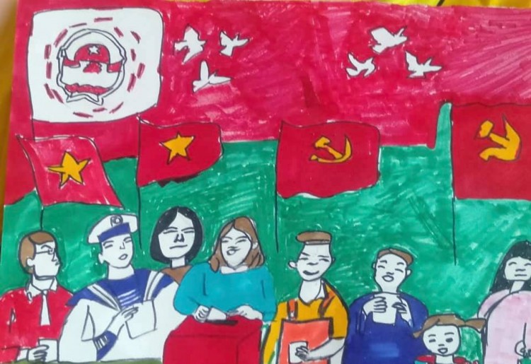 Cuộc thi Vẽ tranh chào mừng 80 năm thành lập Đội TNTP Hồ Chí Minh; Bầu cử Quốc hội khoá XV và HĐND các cấp nhiệm kỳ 2021-2026