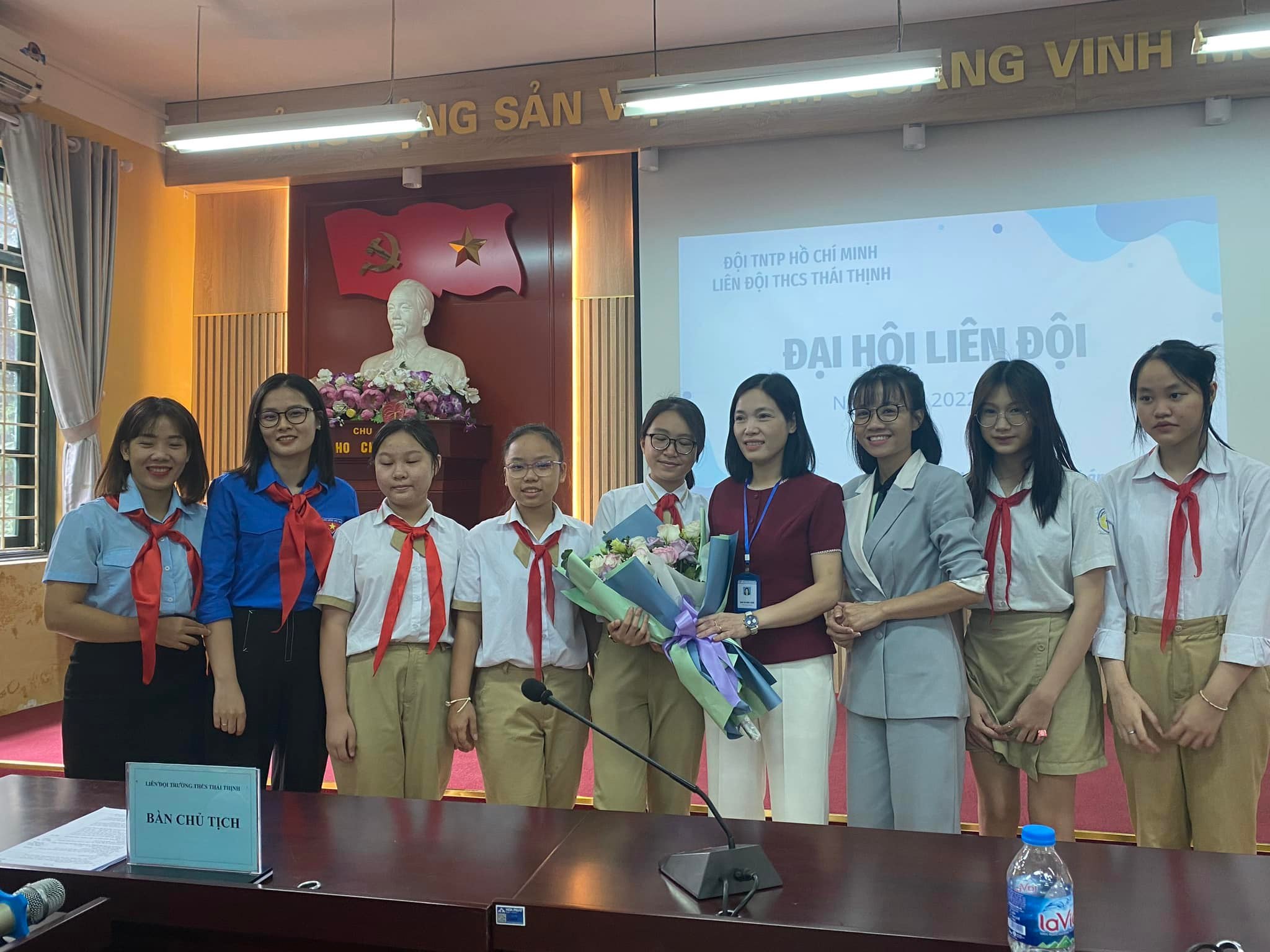 Đại hội Liên đội trường THCS Thái Thịnh năm học 2022-2023