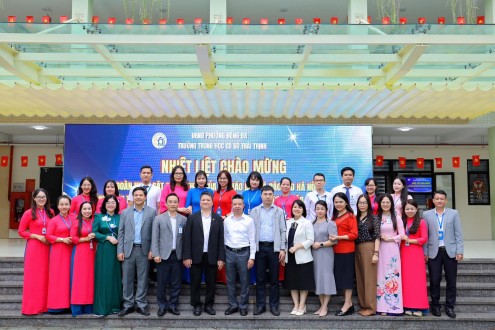 TRƯỜNG THCS THÁI THỊNH ĐÓN ĐOÀN KHẢO SÁT CHÍNH THỨC CỦA SỞ GD&ĐT HÀ NỘI PHỤC VỤ CÔNG TÁC CÔNG NHẬN TRƯỜNG ĐẠT CHUẨN QUỐC GIA VÀ KIỂM ĐỊNH CHẤT LƯỢNG GIÁO DỤC NĂM 2025