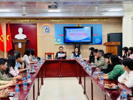 BUỔI GẶP MẶT PHỤ HUYNH HỌC SINH THAM DỰ KỲ THI HỌC SINH GIỎI THÀNH PHỐ NĂM HỌC 2025 – 2026