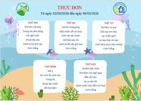 Thực đơn tuần 25 (02.03-06.03.2026)