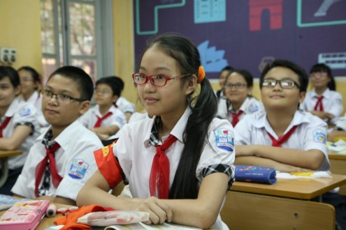Một ngày học tập và rèn luyện tại Trường THCS Thái Thịnh