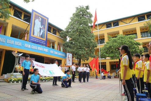 Hội khỏe phù đổng trường THCS Thái Thịnh