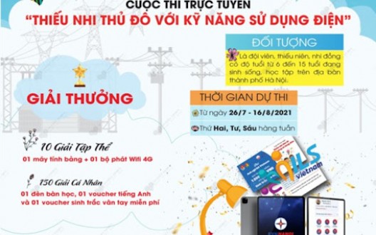 Các bạn Đội viên trường THCS Thái Thịnh cùng tham gia cuộc thi “Thiếu nhi với kỹ năng sử dụng điện” rất bổ ích và phần thưởng rất hấp dẫn nha